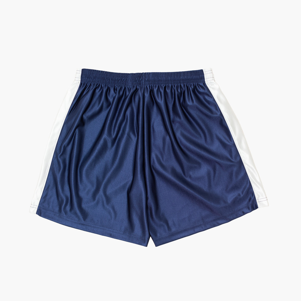 'Monogram' Blue Side Stripe Short