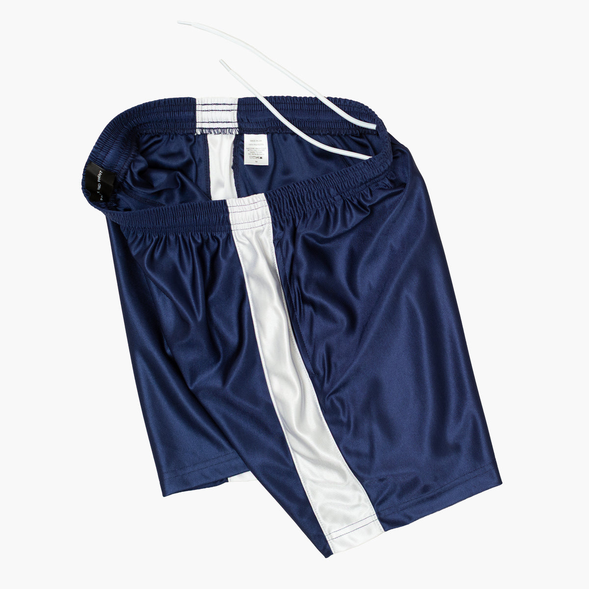 'Monogram' Blue Side Stripe Short