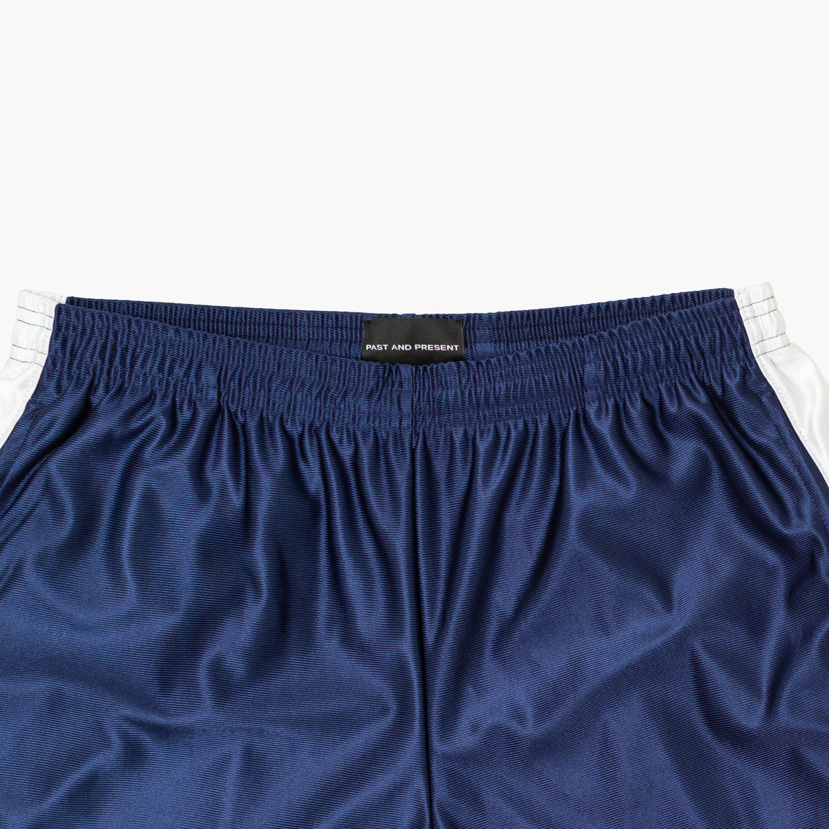 'Monogram' Blue Side Stripe Short