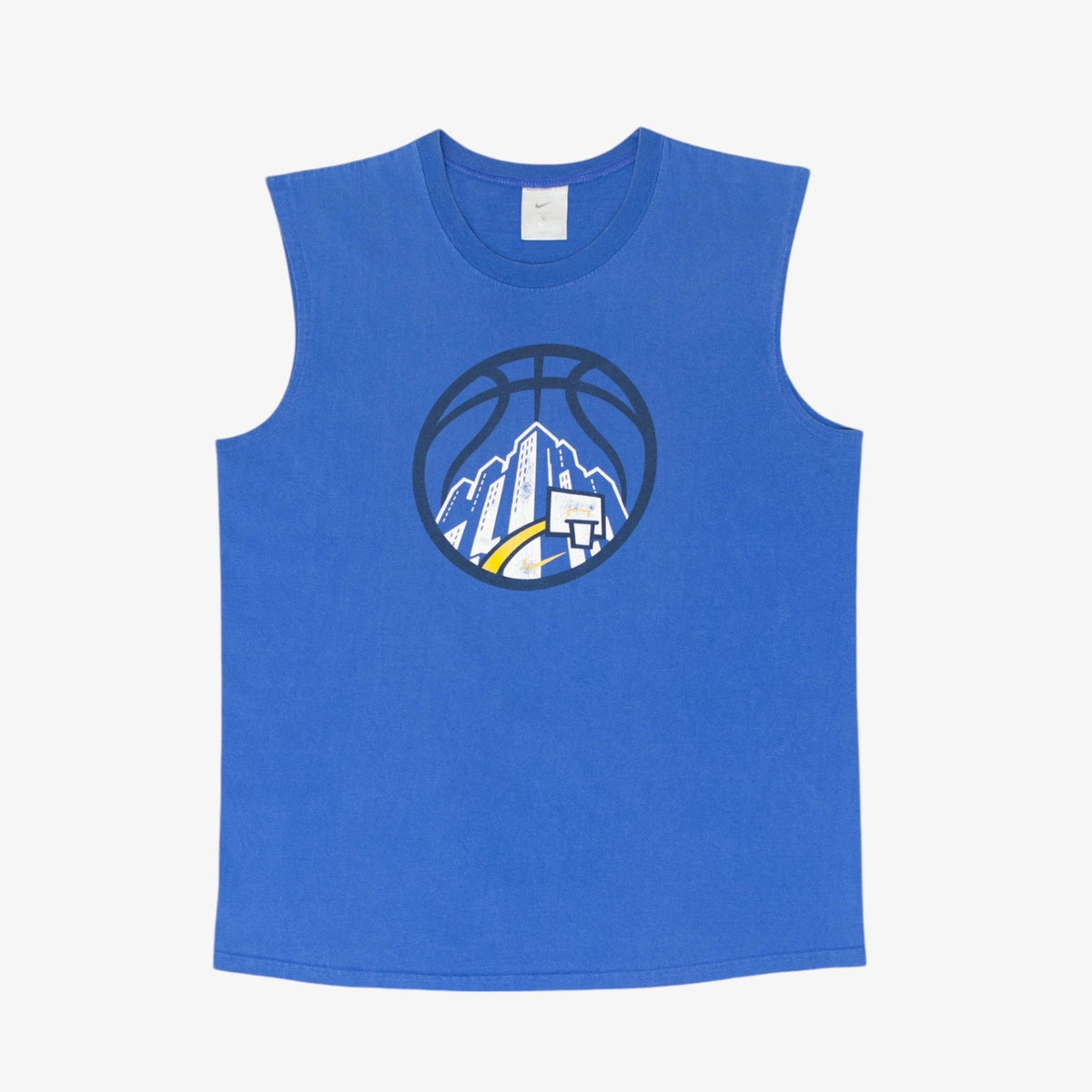 &#39;Blue&#39; Nike Made In USA Sleeveless Graphic Shirt [Size: Large]