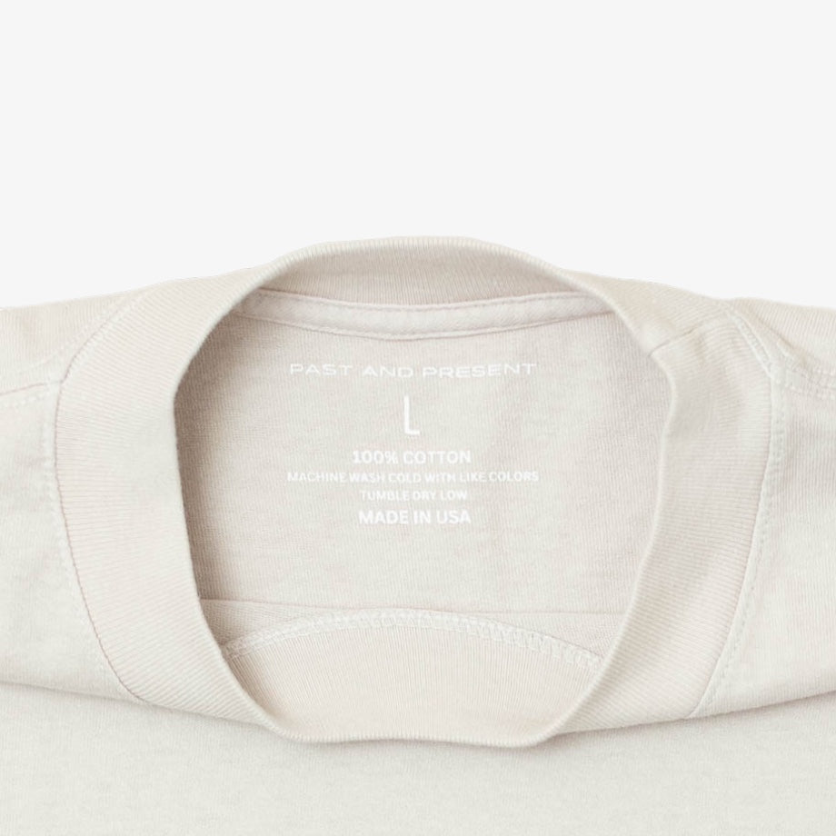 ‘Script’ Pocket T-Shirt (Cement)