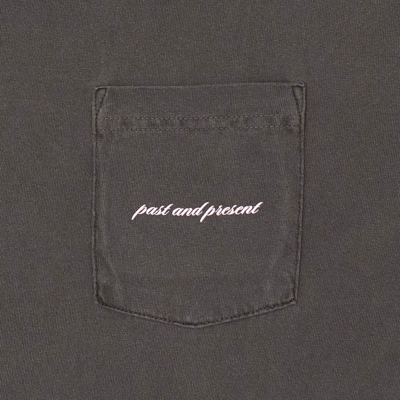 ‘Script’ Pocket T-Shirt (Vintage Black)