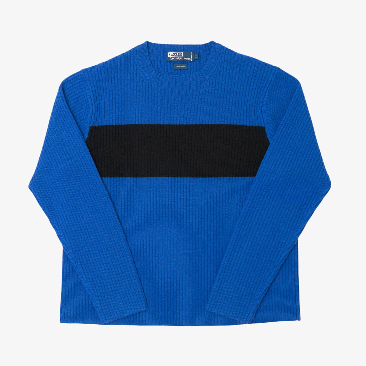 Royal Blue/Black Stripe Knit [Size: Large]