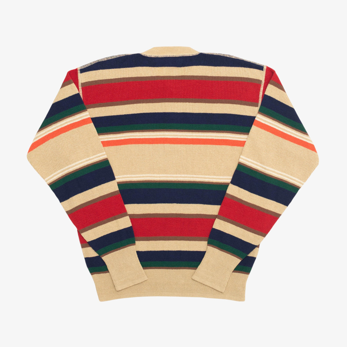 Stripe Knit Henley [Size: Medium]