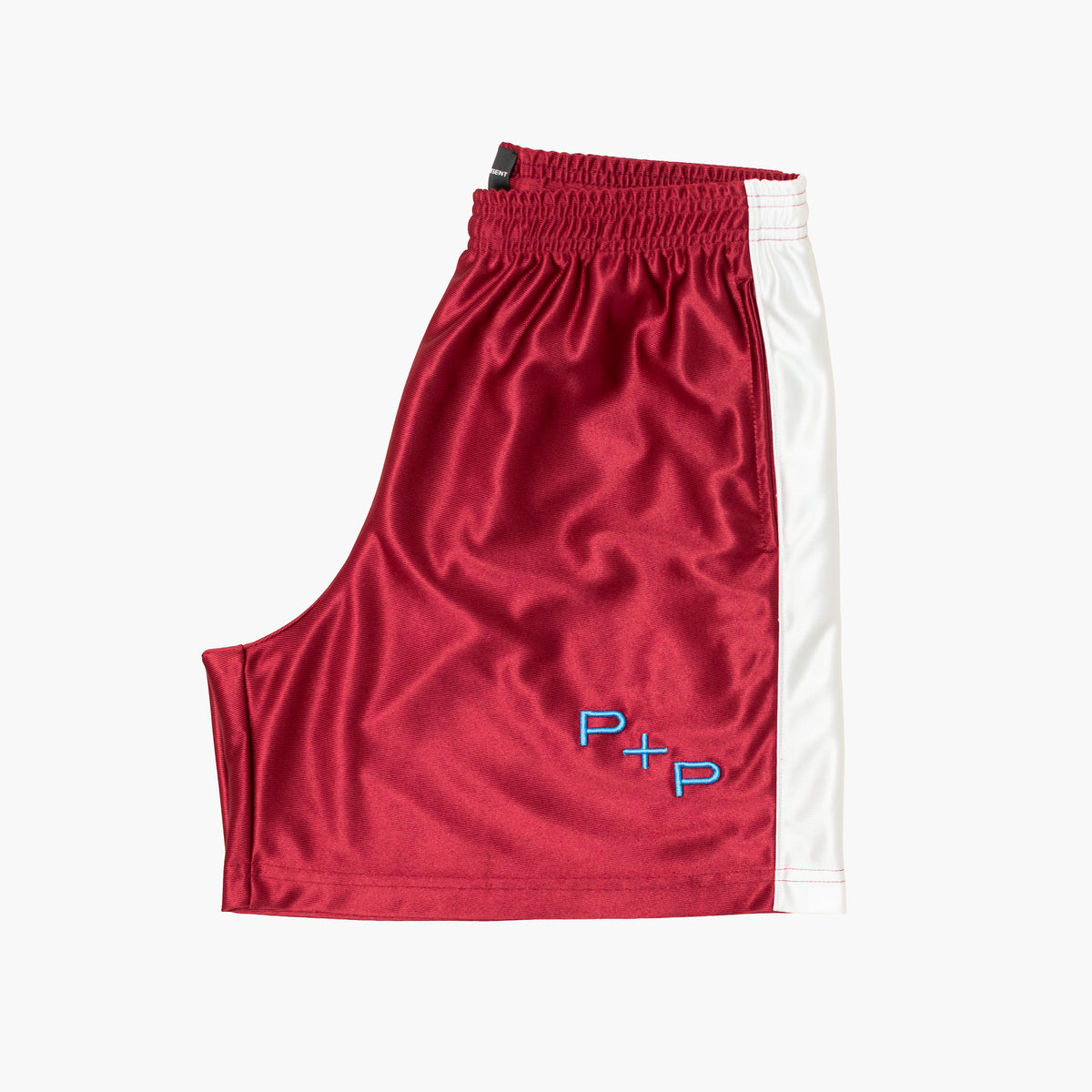 'Monogram' Red Side Stripe Short