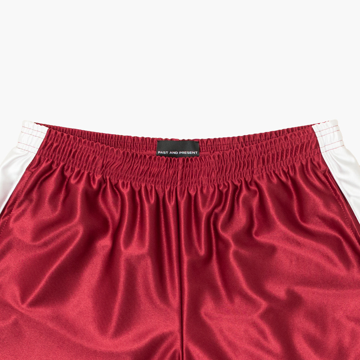 'Monogram' Red Side Stripe Short