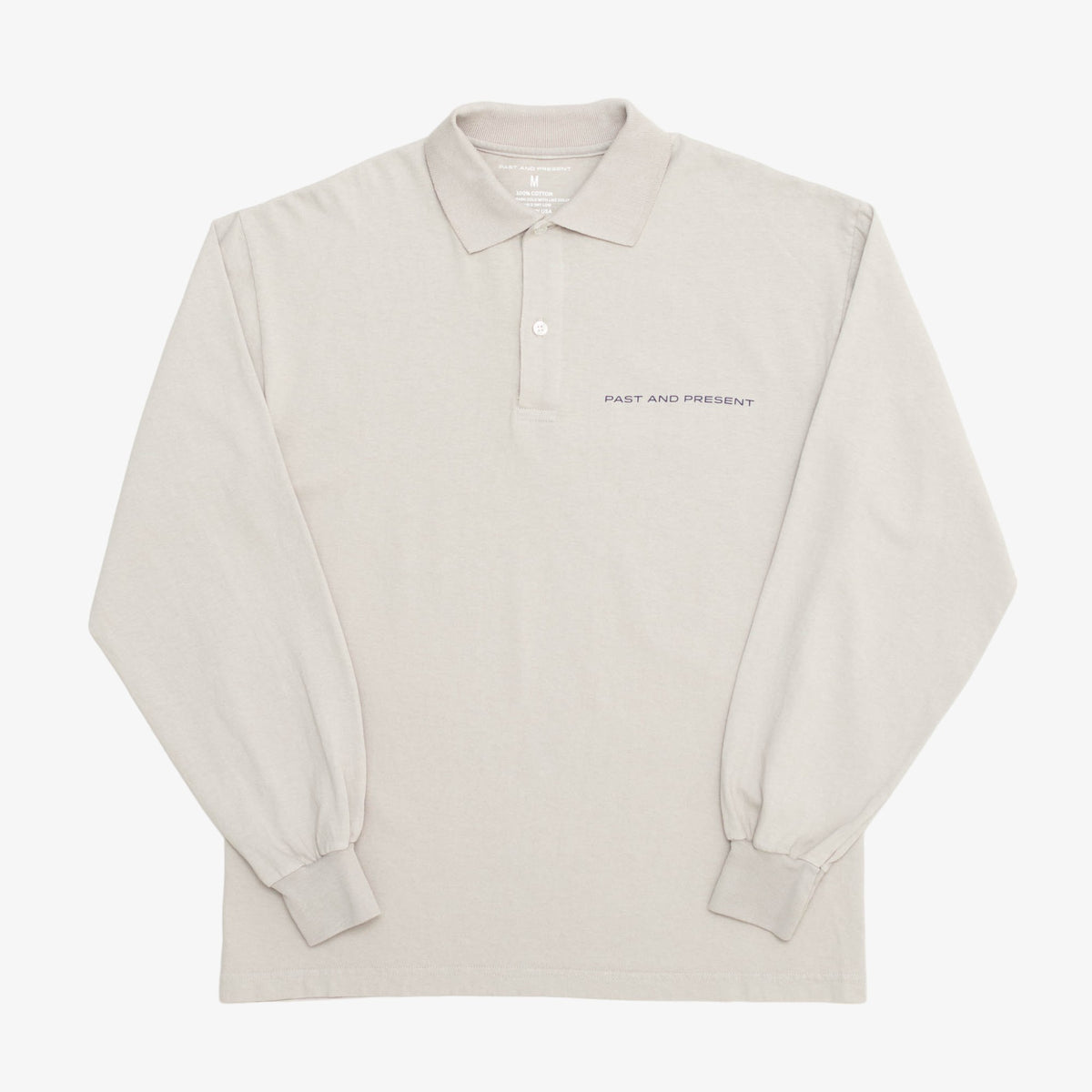 Polo Long Sleeve Shirt (Silver) [PRE-ORDER] (SHIPS IN 2-3 WEEKS)