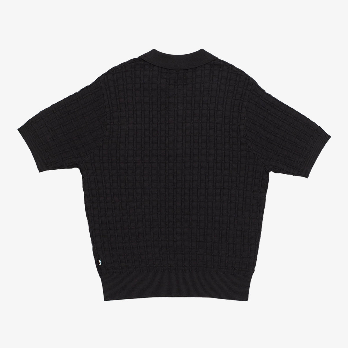 &#39;Black&#39; Knit Quarter Zip [Size: Medium]