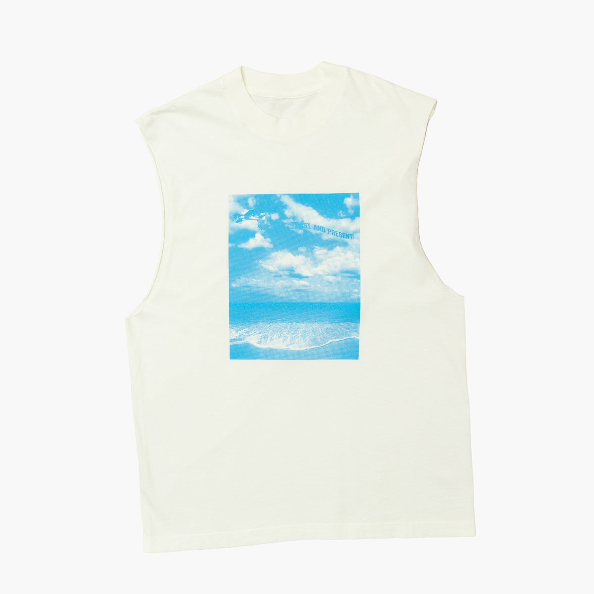 'Summer View' No Sleeve (Vintage White)