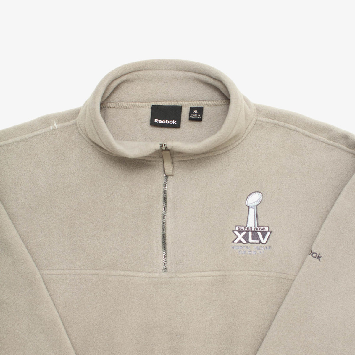 Tan Super Bowl Fleece Jacket [Size: Medium]