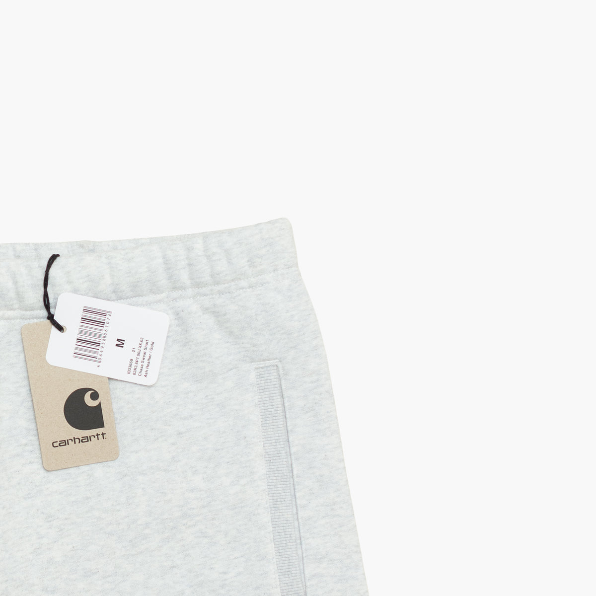'Chase' Heather Grey Fleece Short [Size: Medium]