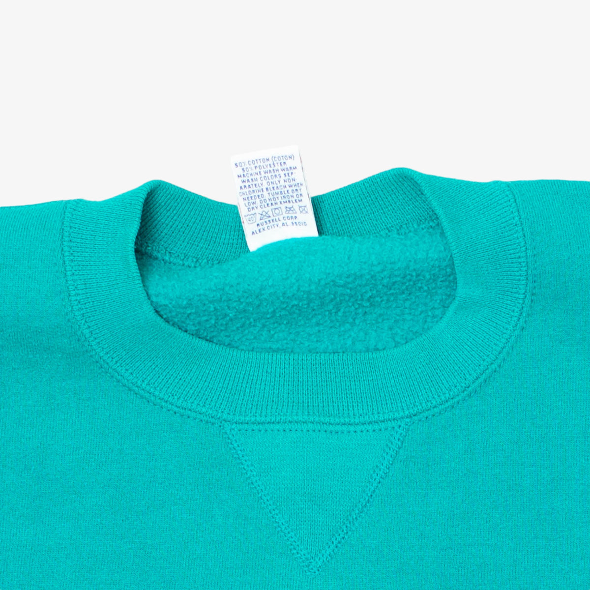 Teal Embroidered Crewneck [Size: Medium]