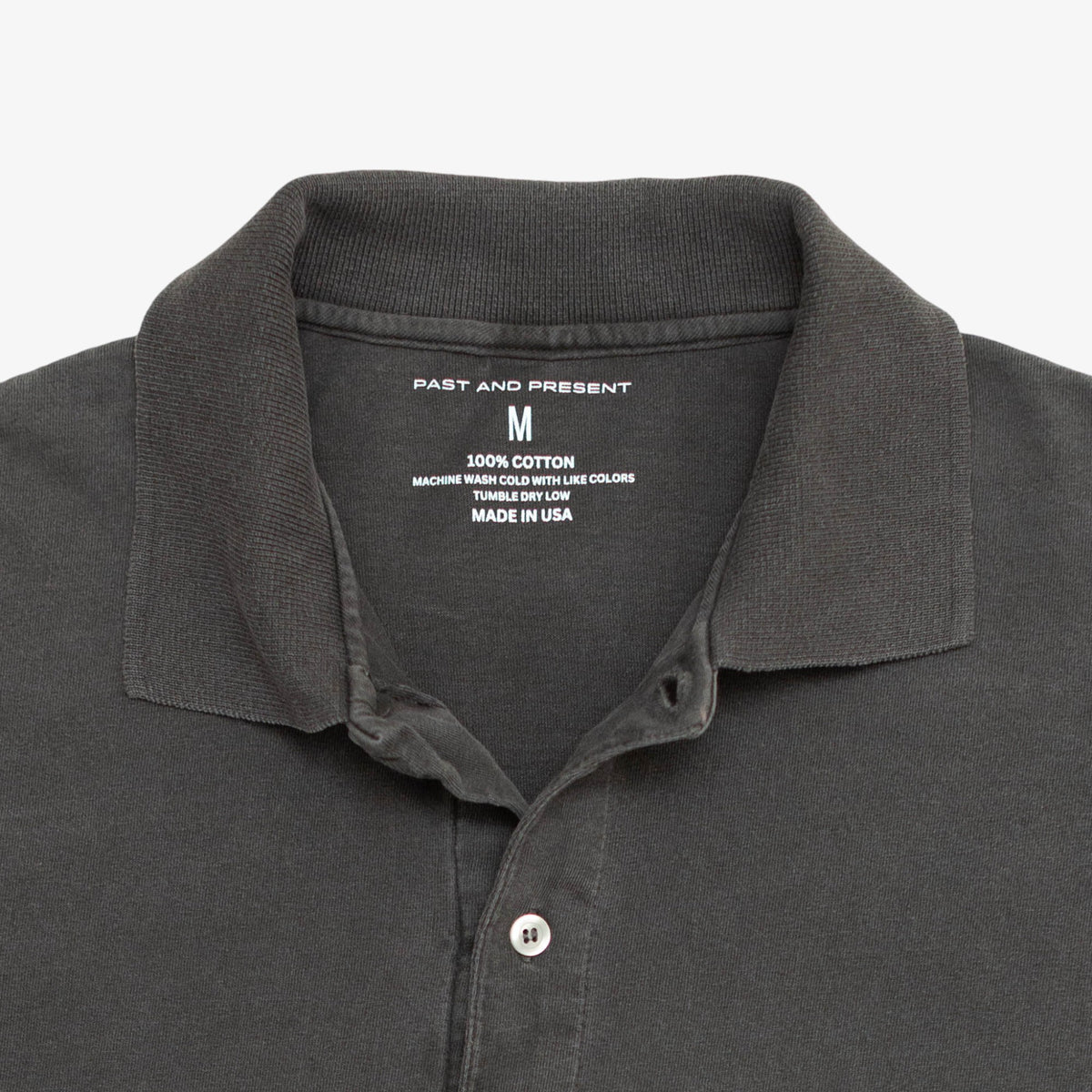 Polo Long Sleeve Shirt (Vintage Black) [PRE-ORDER] (SHIPS IN 2-3 WEEKS)