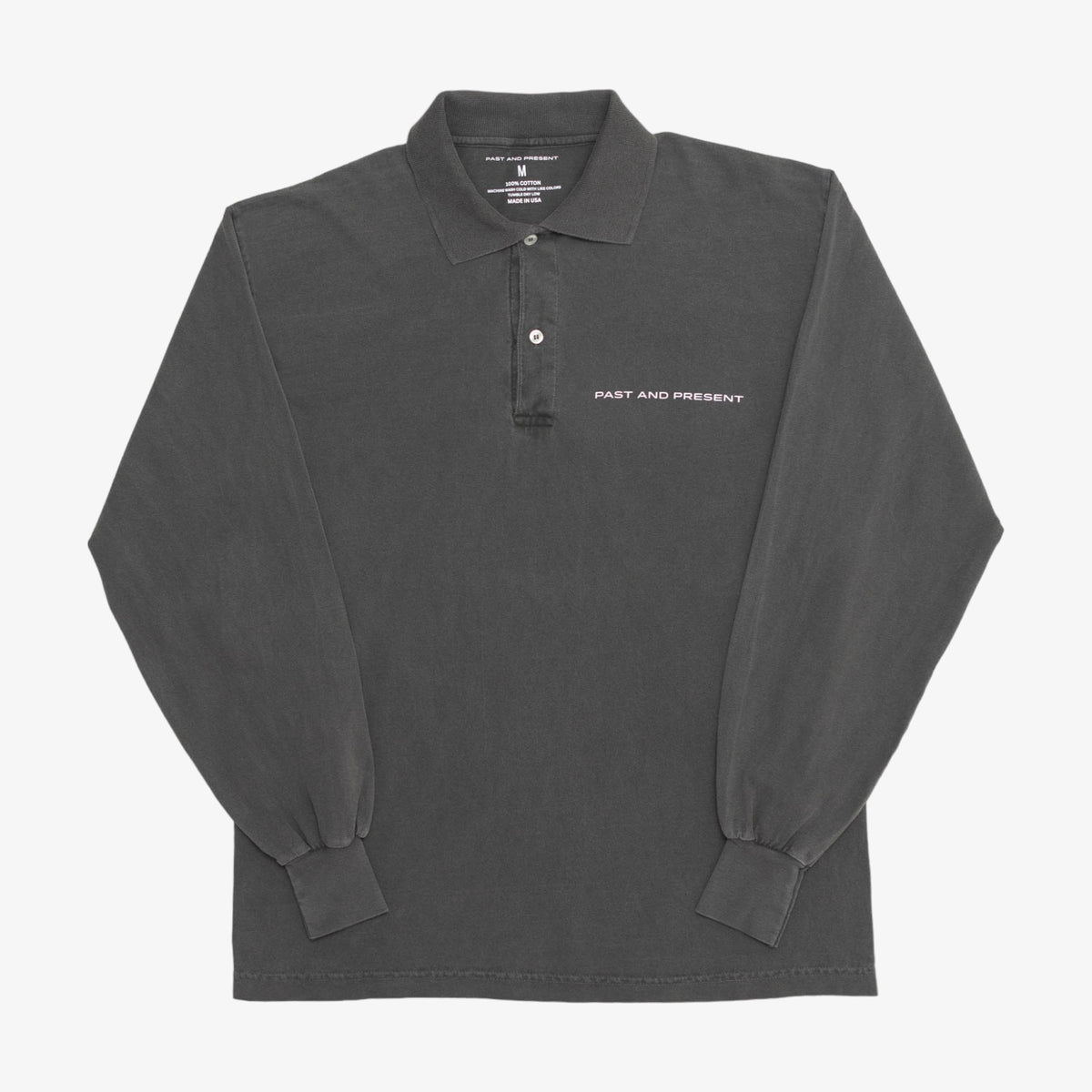 Polo Long Sleeve Shirt (Vintage Black) [READY TO SHIP]