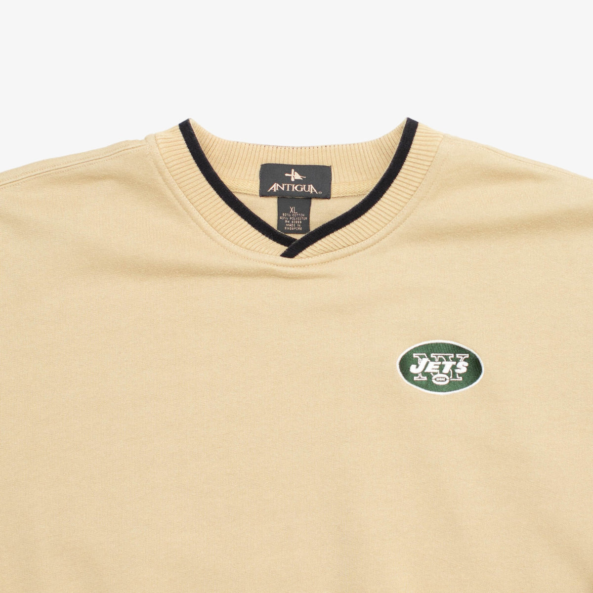 Jets Crewneck Sweatshirt &#39;Beige&#39; [Size: X-Large]