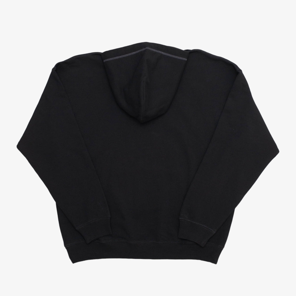 Black Paint-Effect Hooded Sweatshirt [Size: Large]