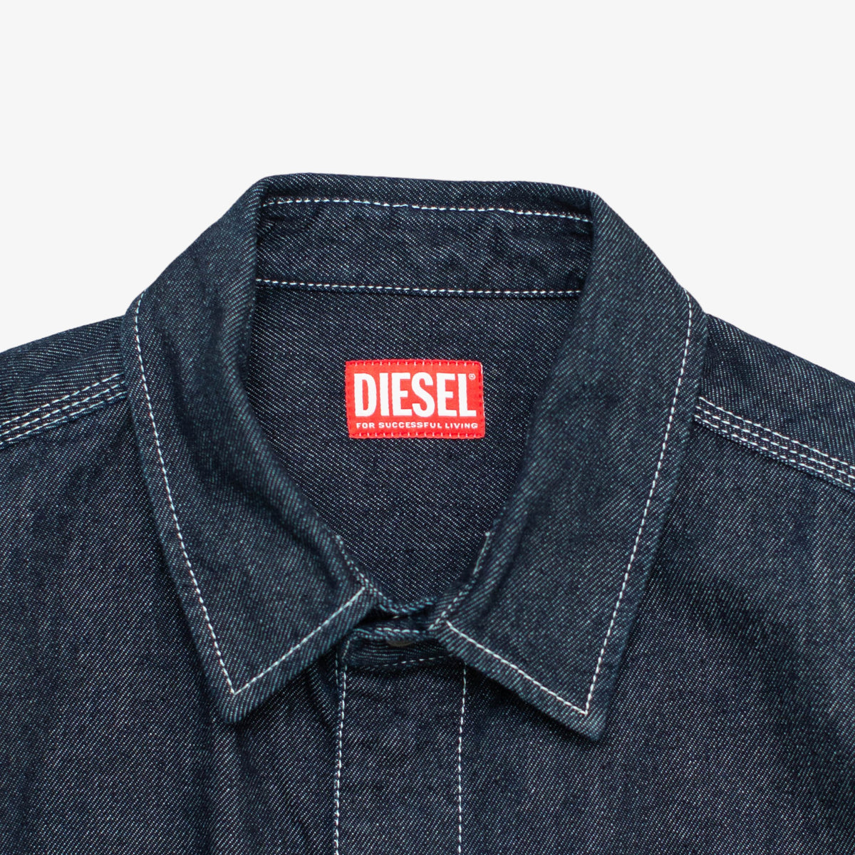 Indigo Denim Shirt [Size: Large]