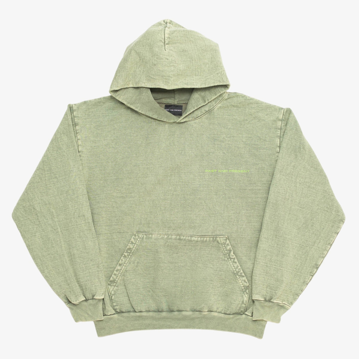 Mineral Wash Logo Hooded Sweatshirt (Green) [PRE-ORDER] (SHIPS IN 3-4 WEEKS)