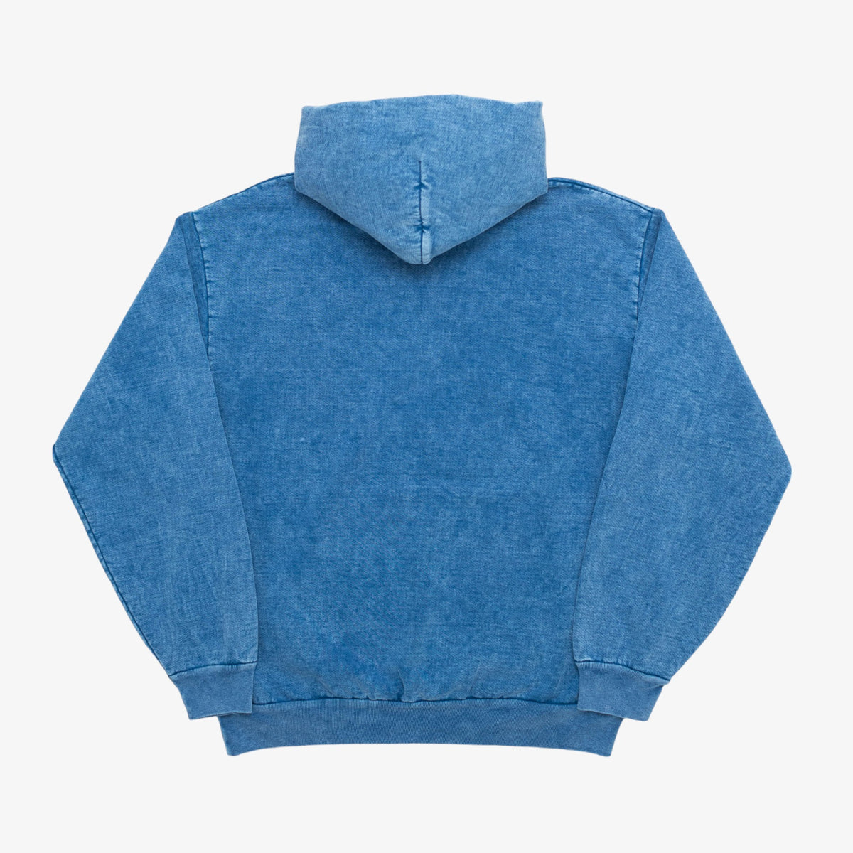 Mineral Wash Logo Hooded Sweatshirt (Blue) [PRE-ORDER] (SHIPS IN 3-4 WEEKS)