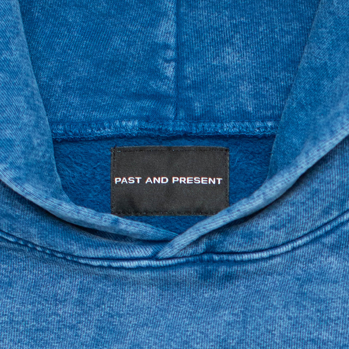 Mineral Wash Logo Hooded Sweatshirt (Blue) [READY TO SHIP]