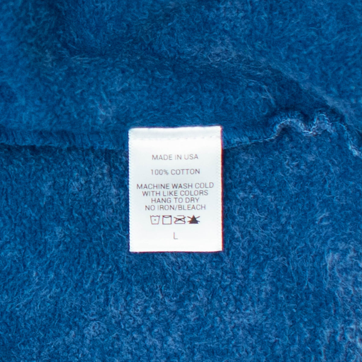 Mineral Wash Logo Hooded Sweatshirt (Blue) [READY TO SHIP]