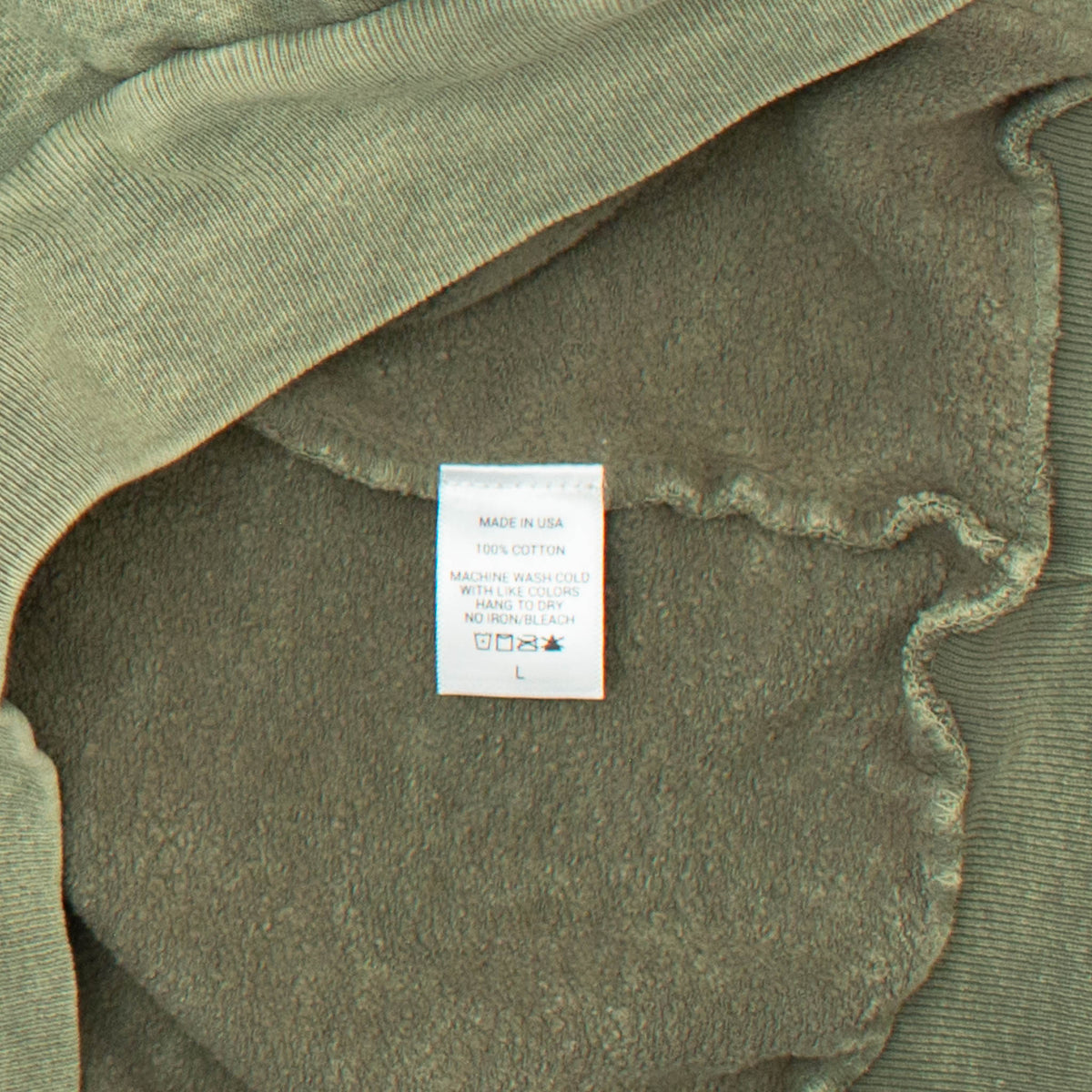 Mineral Wash Logo Hooded Sweatshirt (Green) [READY TO SHIP]