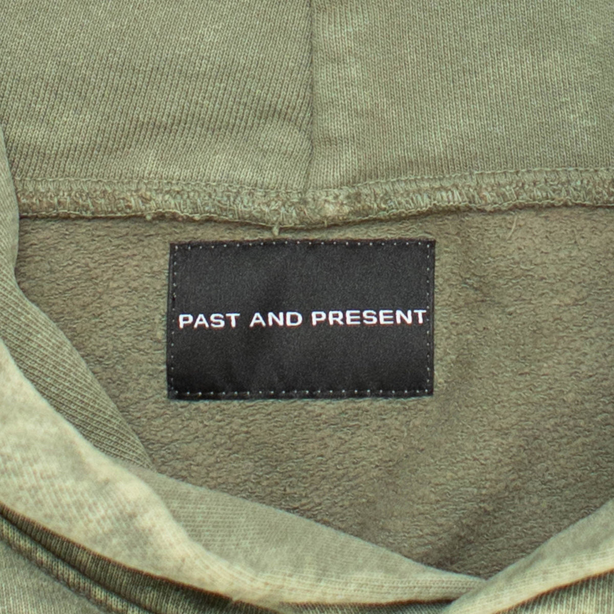 Mineral Wash Logo Hooded Sweatshirt (Green) [READY TO SHIP]