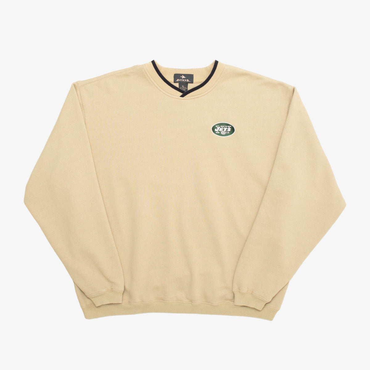 Jets Crewneck Sweatshirt &#39;Beige&#39; [Size: X-Large]