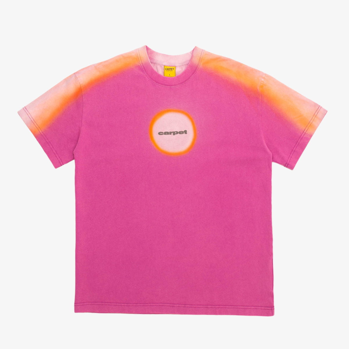 Pink/Orange Sunburst T-Shirt [Size: Large]