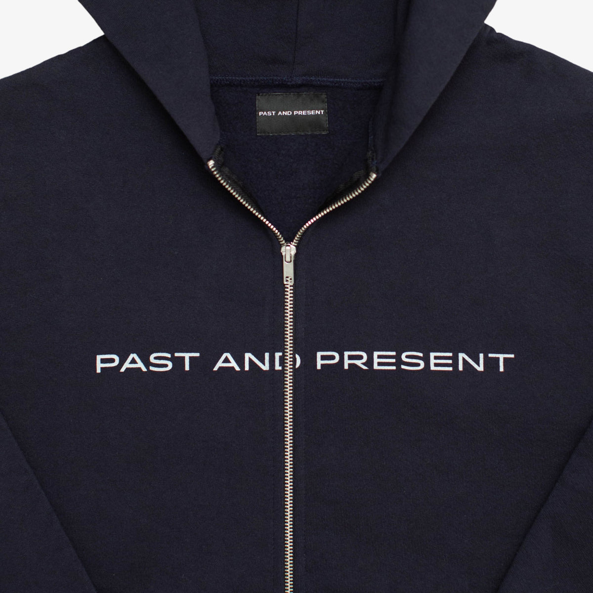 &#39;Shop&#39; Zip Up Sweatshirt (Navy) [READY TO SHIP]