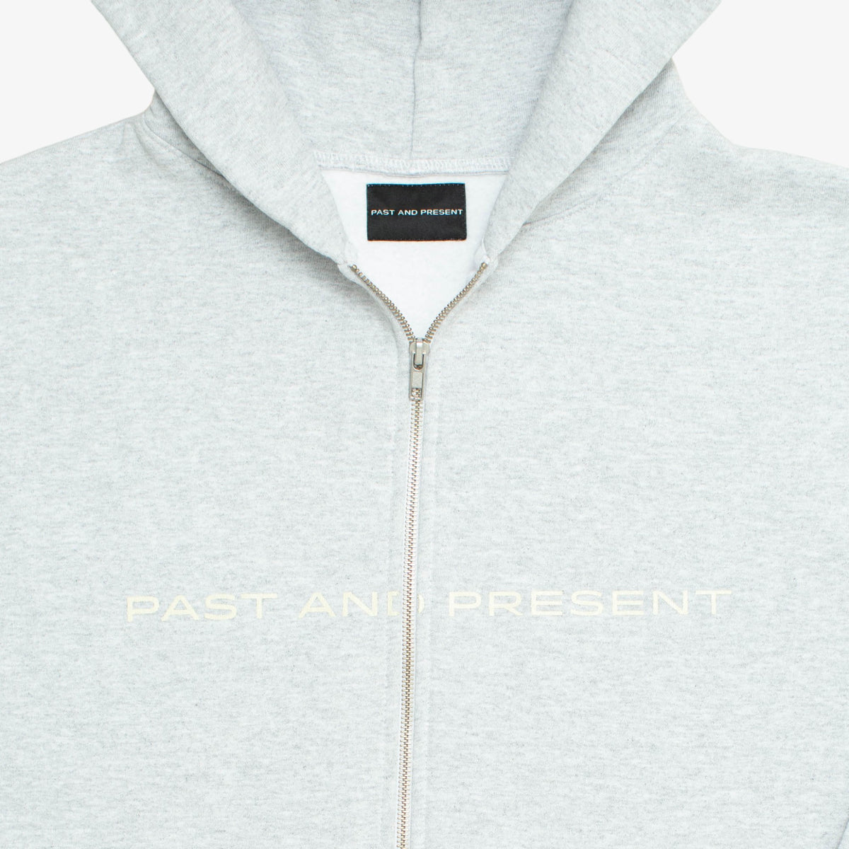 &#39;Shop&#39; Zip Up Sweatshirt (Grey) [READY TO SHIP]