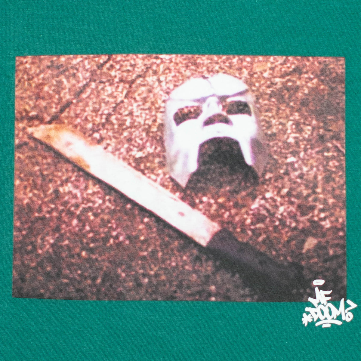 MF Doom T-Shirt &#39;Light Pine&#39; [Size: Medium]