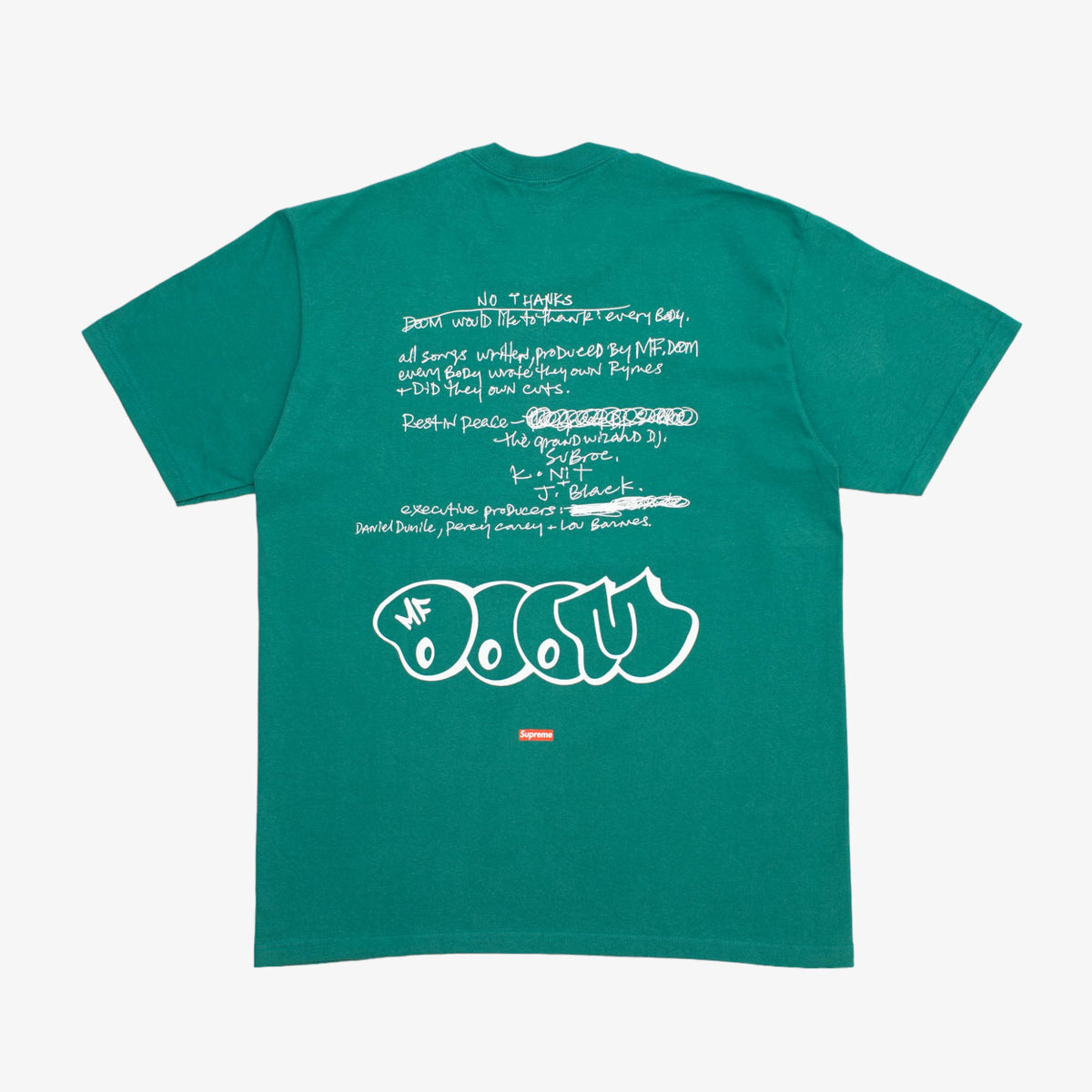 MF Doom T-Shirt &#39;Light Pine&#39; [Size: Medium]