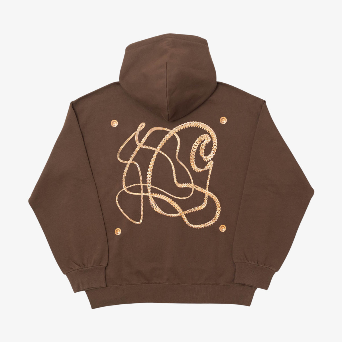 Brown Charm Link Sweatshirt [Size: X-Large]