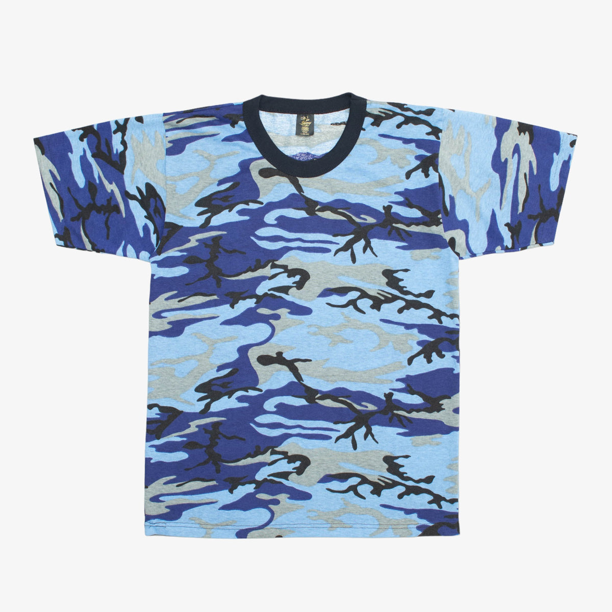 Blue Camouflage T-Shirt [Size: Large]