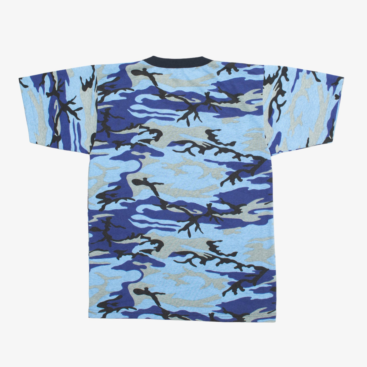 Blue Camouflage T-Shirt [Size: Large]