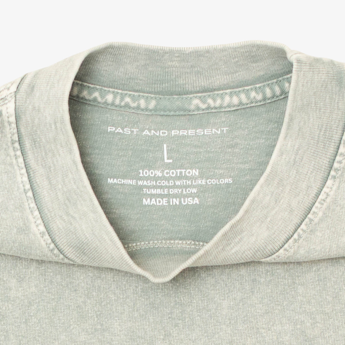 ‘Main Logo’ Mineral Wash T-Shirt (Light Green) [READY TO SHIP]