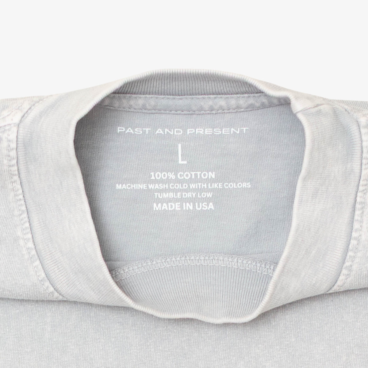 ‘Main Logo’ Mineral Wash T-Shirt (Light Grey) [READY TO SHIP]