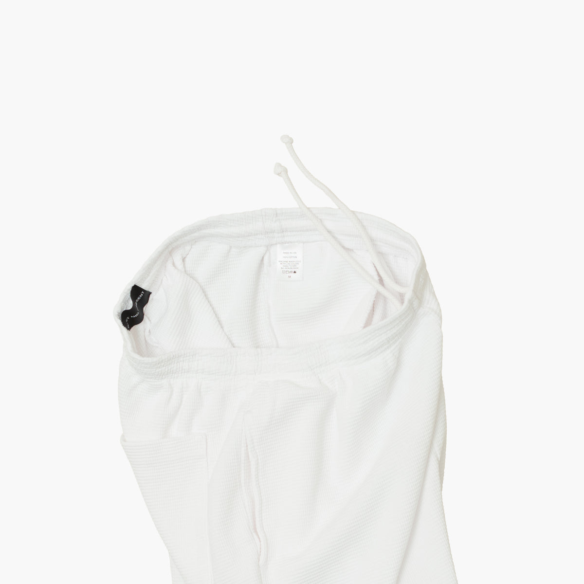 'Monogram' White Thermal Short
