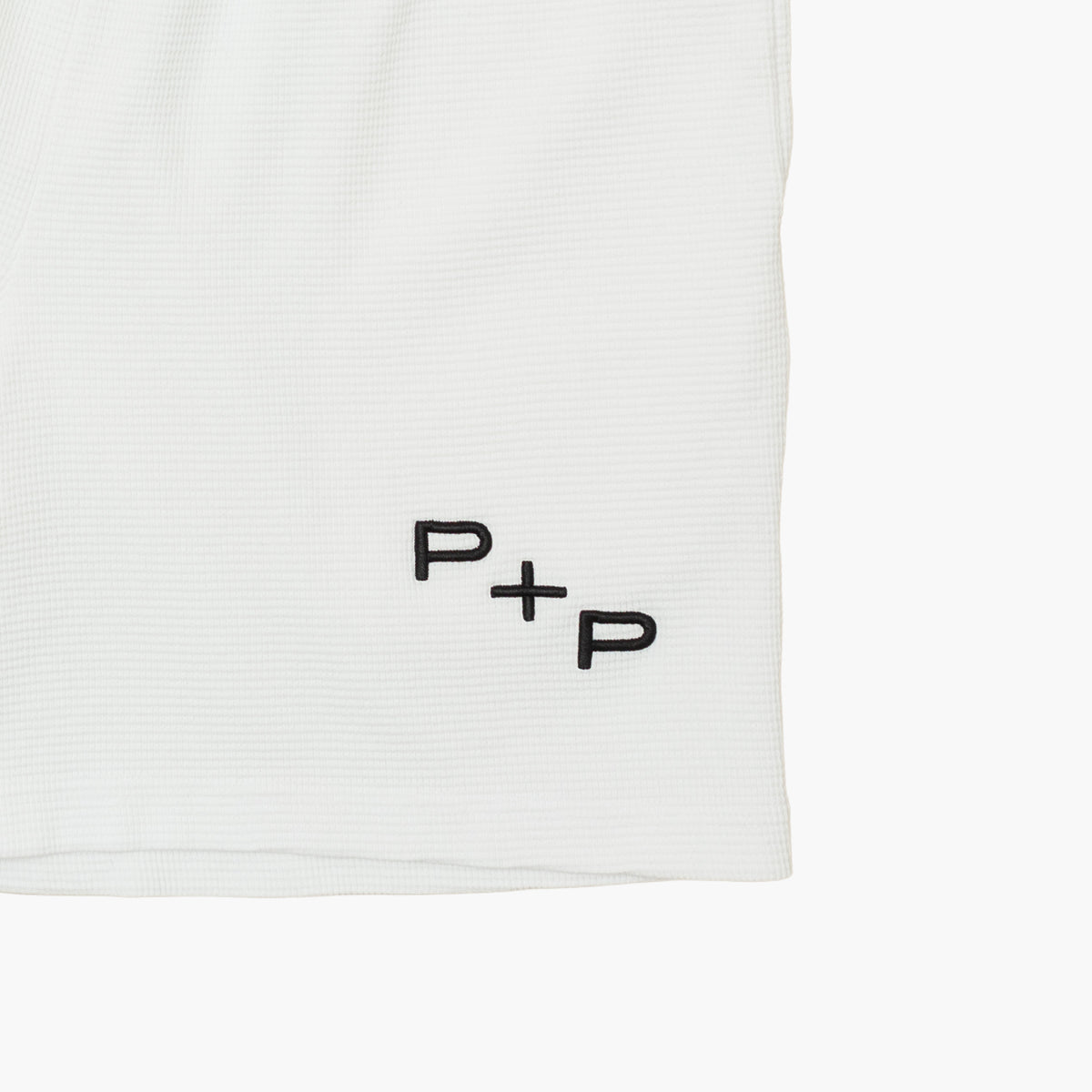 'Monogram' White Thermal Short