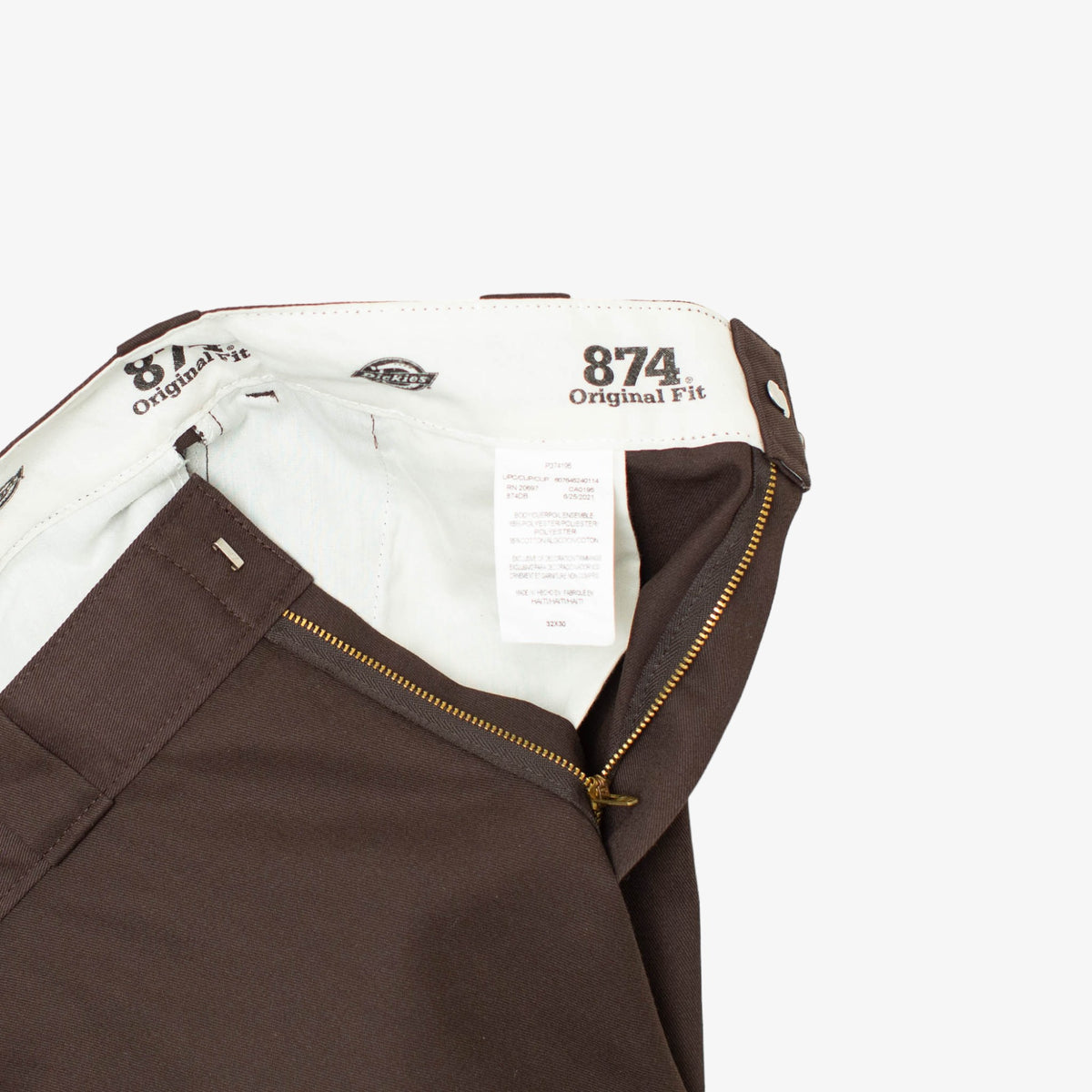 &#39;Brown&#39; 874 Work Pant [Size: 32]