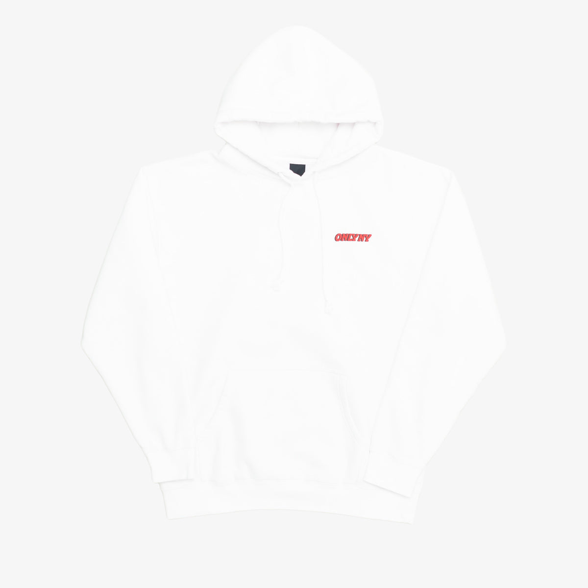 White Globe Hooded Sweatshirt [Size: Large]