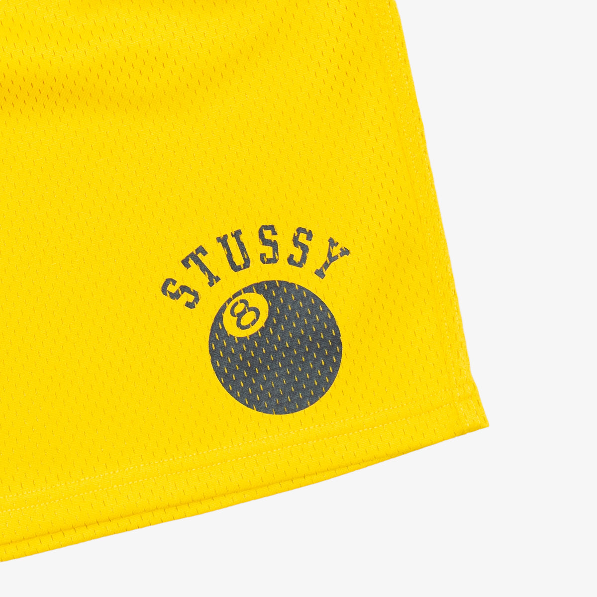 &#39;Yellow&#39; 8 Ball Mesh Short [Size: X-Large]