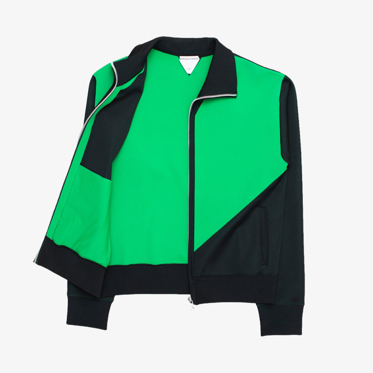 Black/Green Knit Jacket [Size: 50 (Large)]