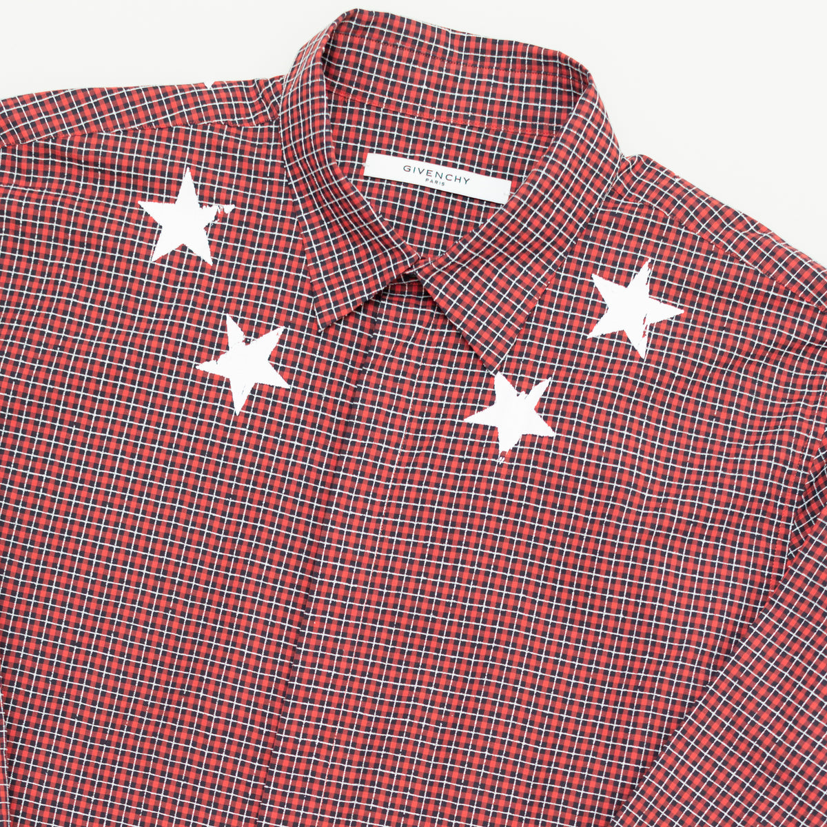 Red Small Check Shirt [Size: Large]