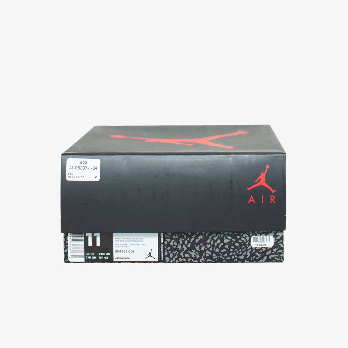 Jordan 3 ‘Black Cement’ (2018) [Size: 11 US]