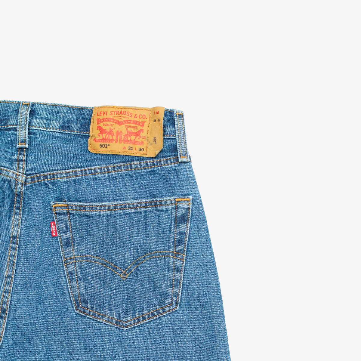 Levis 501 &#39;Medium Stonewash&#39; [Size: 31x30]