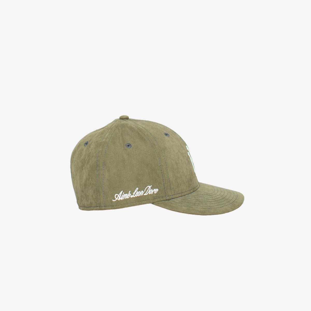 ‘Olive’ Yankees Washed Nylon Fitted [Size: 7 3/8]