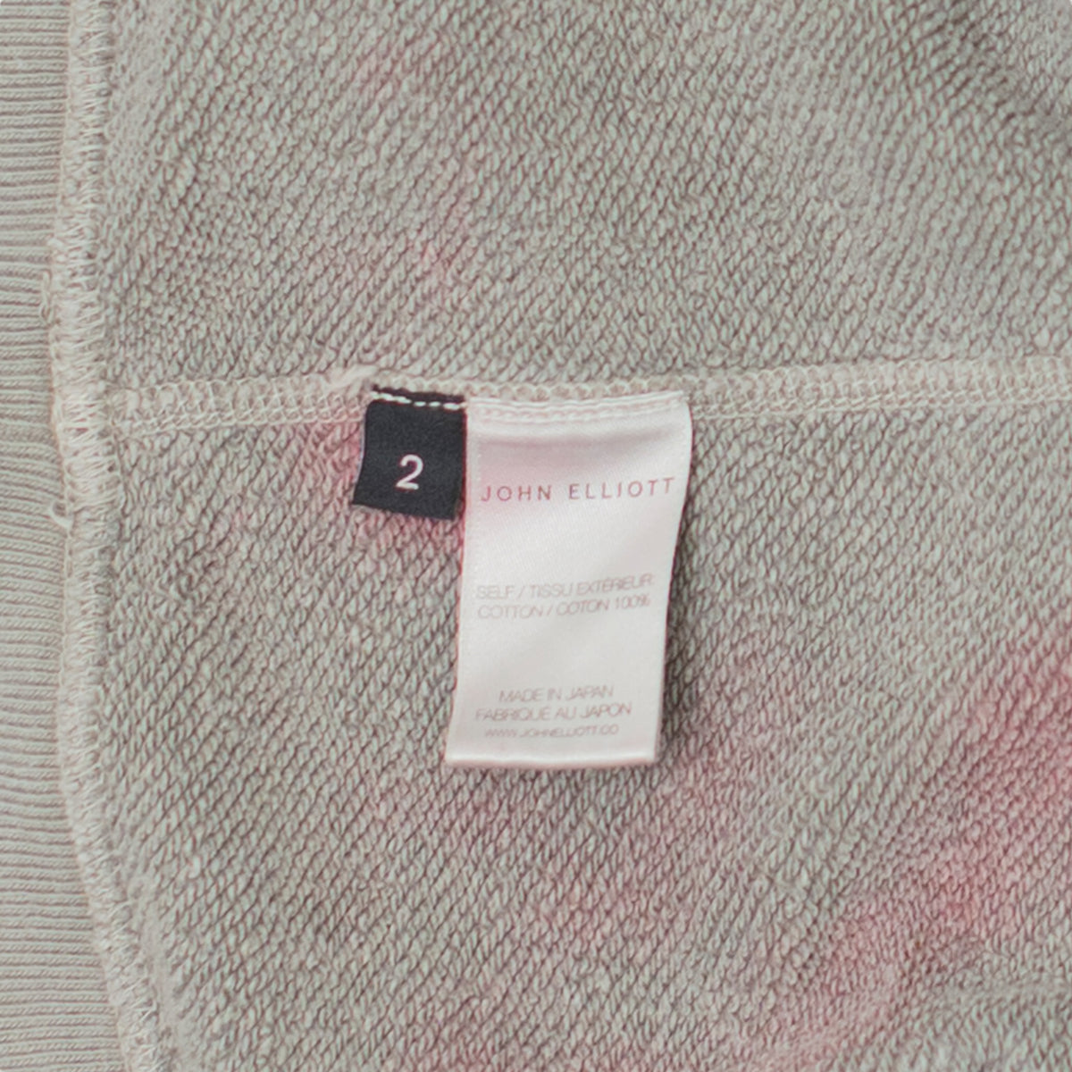 Double Dye Sweatshirt ‘Grey/Pink’ [Size: Medium]