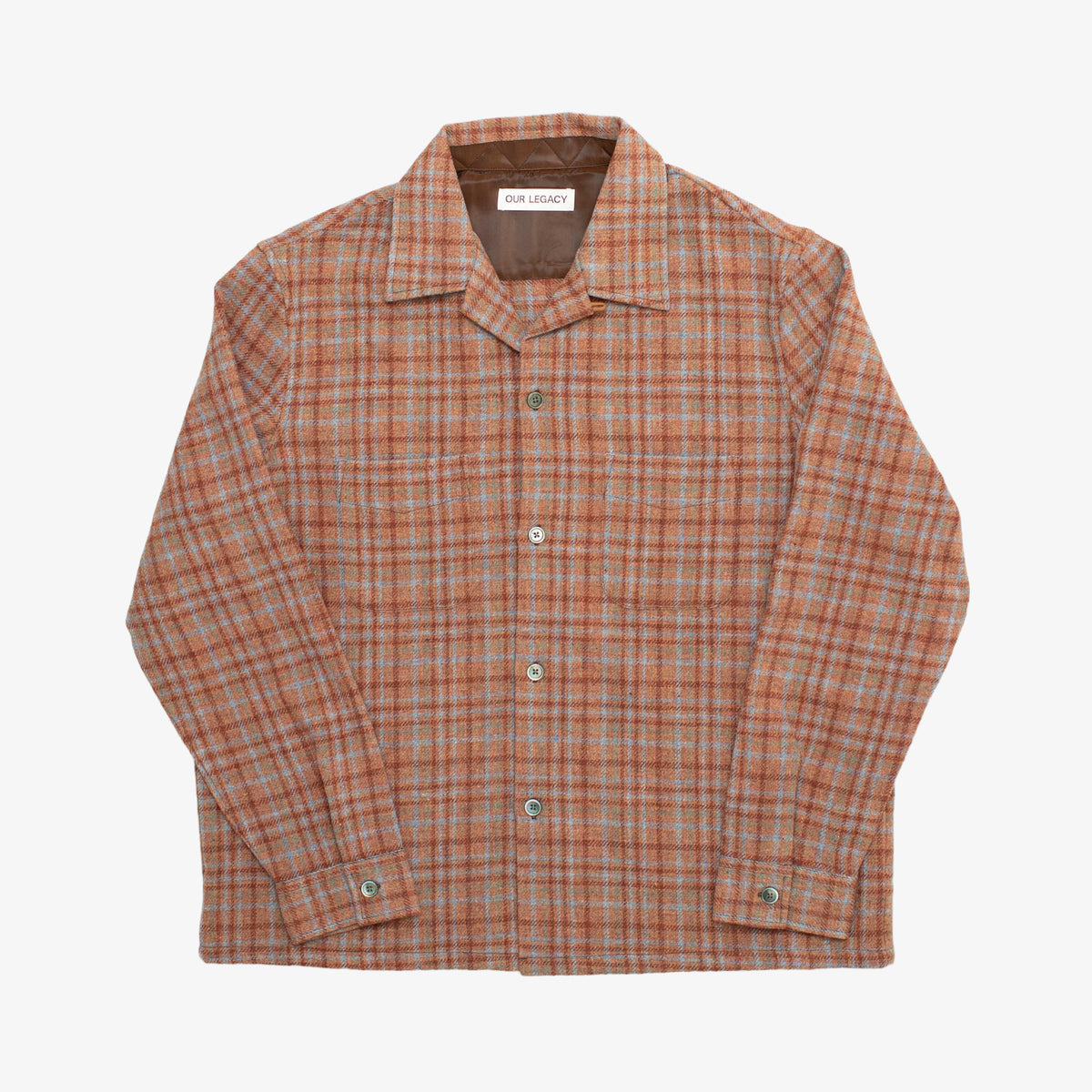 &quot;Rust Check&quot; Heusen Shirt [Size: 50 EU/Large]